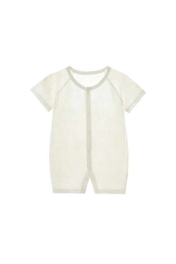 Newborn Bodysuits Cloud Print Long Sleeve Button Romper Baby Infant Outfits