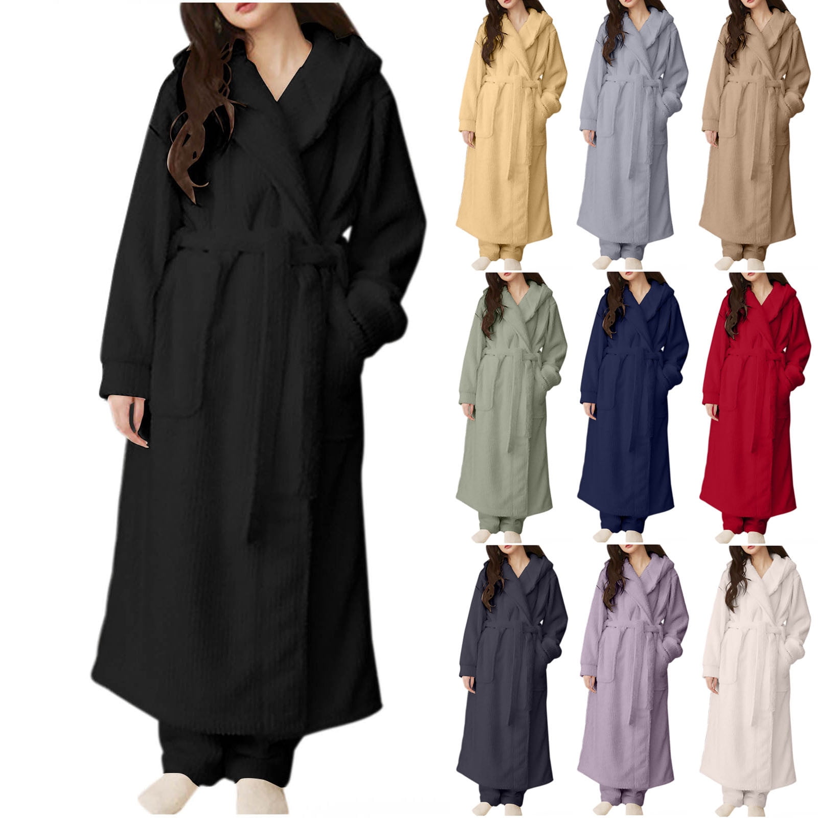 Bovxnpu Pajamas for Women Set Loungewear Set Womens Fall Winter 2 Bovxnpu Pajamas for Women Set Loungewear Set Womens Fall Winter 2