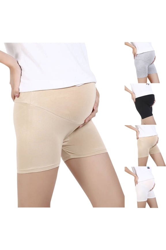 Plus Size Maternity Panties for Pregnancy, Seamless Maternity Shapewear Belly Support Pregnancy Underwear for Maternity Photography and Baby Shower Dresses