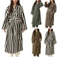 thumbnail image 1 of Bovxnpu Robes for Women, Women's Robe Soft Long Bathrobe Warm Fleece Shawl Collar Spa Robe Women Winter Home Clothes Nightgown, 1 of 3