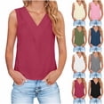 thumbnail image 1 of Bovxnpu Short Sleeve Tee Shirts Summer Dressy Casual Blouses Built in Bra Soft Plus Size Home Tank Tops (Women's or Women's Plus), 1 of 9