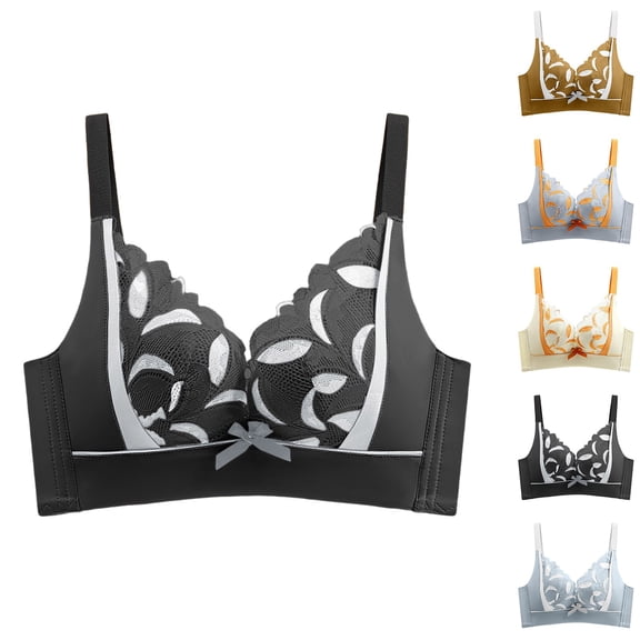 Bovxnpu Sports Bras for Women, Womens' Sports Bra Workout Yoga Bra Seamless Push Up Everyday Bras Activewear Bra, Women's Lace Underwear With Thin Side Collection And Daily Bra