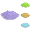 thumbnail image 1 of Bovxnpu Summer Mini Skirts for Women Mesh Tulle Skirt,Women's Tutu Skirt Vintage Princess Puffy Skirt Bubble Dance Skirts, 1 of 4