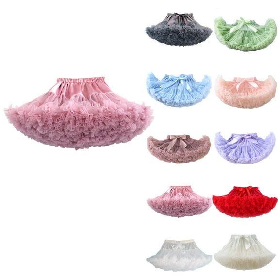 Bovxnpu Summer Mini Skirts for Women Mesh Tulle Skirt,Women's Tutu Skirt Vintage Princess Puffy Skirt Bubble Dance Skirts