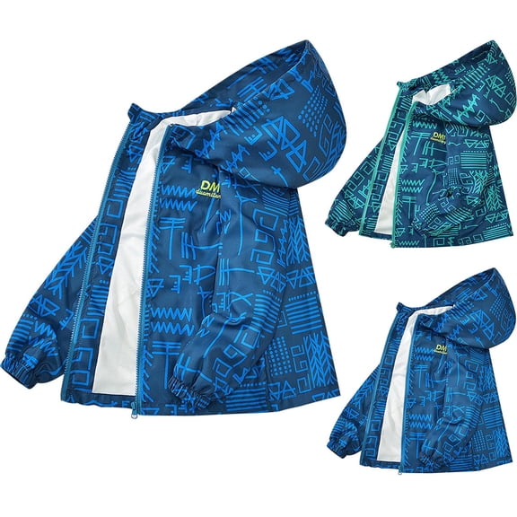 Bovxnpu Toddler Boys Girls Fall Winter Jacket, Boys Hooded Jacket, Boys' Spring And Fall Stormtrooper Jacket Children's Outdoor Versatile Hooded Zipper Coat