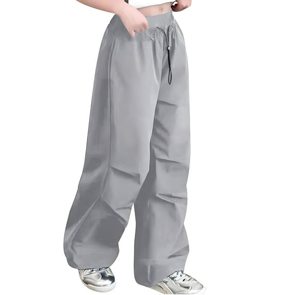 Bovxnpu Toddler Boys Girls Pants, Girls Cargo Pants With Pocket Wide Leg Cotton Pants, Boys' Ice Silk Drying Mosquito Proof Pants Work Pants Sports Pants