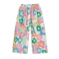 thumbnail image 1 of Bovxnpu Toddler Boys Girls Pants, Girls Wide Leg Pants Lightweight Lounge Pants, Children's Breathable Comfortable And Cool Pocket Pants, 1 of 3