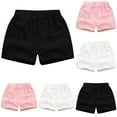thumbnail image 1 of Bovxnpu Toddler Boys Girls Shorts, Lightweight Denim Shorts for Girls, Spring And Summer Cute Solid Girls Breaking Hole Pocket Elastic Waist Comfy Shorts Jeans 5 Years, 1 of 6