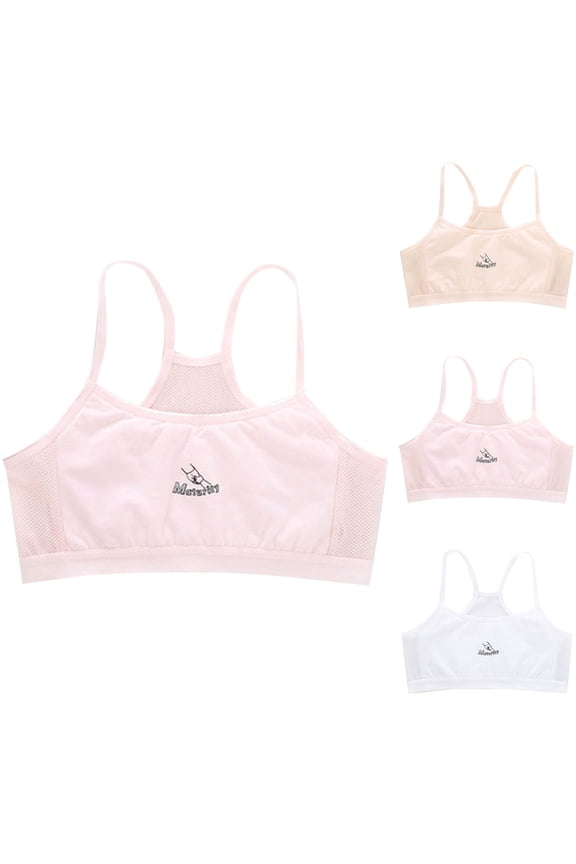 Training Bras for Girls Girls Training Bra Cami Training Bras for Girls with Adjustable Straps Cotton Bra