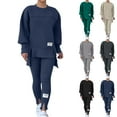 thumbnail image 1 of Bovxnpu Two Piece Sets for Women Fall Outfits, Women 2 Piece Outfits Sweatsuit Oversized Sweatshirt Sweatpants Tracksuit Lounge Matching Set Fall Trendy, 1 of 6