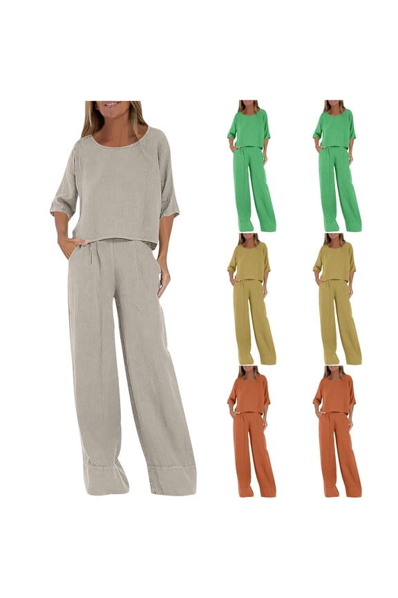 Two Piece Sets for Women Fall Outfits, Women's Oversized Outfits 2 Piece Lounge Set Pullover Top Long Pants Lounge Matching Sets Sweatsuit Fall Clothes