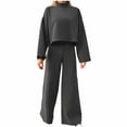 thumbnail image 1 of Bovxnpu Two Piece Sets for Women Fall Outfits, Women's Oversized Lounge Set Pullover Top Wide Leg Pants Lounge Matching Sets Sweatsuit Tracksuit, 1 of 6