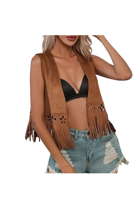 Women Cardigan Sleeveless Casual Coat Blazer Blouse Women's Suedes Sleeveless Vests Cardigan Tops