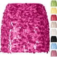 thumbnail image 1 of Bovxnpu Women Skirt Womens Bodycon Mini Skirts Sequin Skirt Sparkly Stretchy High Waisted Glitter Skirt for Night Out Party Beach Vacation Summer Outfits, 1 of 7