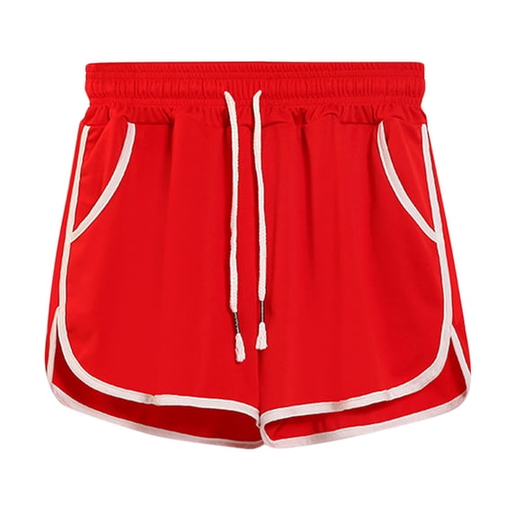 Bovxnpu Women's Athletic Shorts Running Shorts Sporty Shorts Gym Workout Shorts Hot Shorts Women Solid Pocket Shorts Casual Wear Work Out Shorts Pants