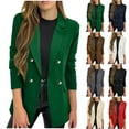 thumbnail image 1 of Bovxnpu Women's Casual Jackets, Womens Casual Blazers Open Front Long Sleeve Work Office Suit Jackets Blazer M, 1 of 6