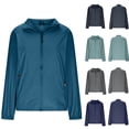 thumbnail image 1 of Bovxnpu Women's Long Sleeve Sun Protection Shirts, Lightweight Womens Activewear Breathable Sunscreen Hoodie Workout Tops, Women's Casual Hooded Lightweight Outwear XXXL, 1 of 7