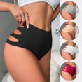 thumbnail image 1 of Bovxnpu Women's Plus Size Panties, Women's Seamless Panties Shapewear Shorts, Women's Waist Cinching And Hip Lifting Hollow Seamless High Waisted Briefs Underwear, 1 of 6