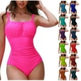 thumbnail image 1 of Bovxnpu Womens One Piece Swimsuits Slim Swimwear, Women Backless Strap Bikini Swimsuit Ladies Summer Swimwear Beach Vacation, 1 of 8