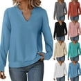 thumbnail image 1 of Bovxnpu Womens Oversized Sweatshirts, Womens Sweatshirt Casual Long Sleeve Lightweight Sweatshirts Button Loose Pullover Tops, 1 of 10