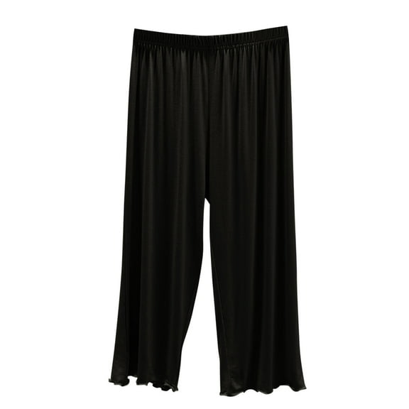 Bovxnpu Womens Pajama Pants Sleepwear Loungewear, Women's Capris Sleep Pants Summer Lightweight Lounge Pants Casual Home Wear Bottoms Pajama Pants