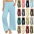 thumbnail image 1 of Bovxnpu Womens Pajama Pants Sleepwear Loungewear, Women's Cotton Sleep Pants Straight Leg Casual Lounge Pants Home Wear Bottoms Pajama Pants, 1 of 8
