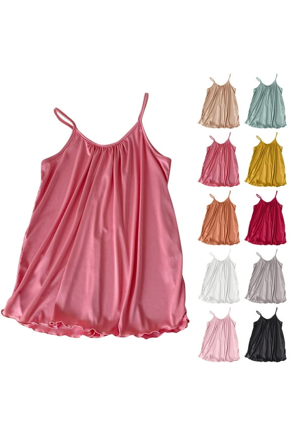 Womens Pajama Shirt Sleepwear Loungewear, Womens Summer Pajama Tank Top Sleeveless Sleep Shirt Lightweight Breathable Thermal Underwear