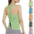 thumbnail image 1 of Bovxnpu Womens Plus Size Tops, Workout Tops for Women Racerback Basic Tank Sleeveless Tops XL, 1 of 5