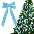thumbnail image 1 of Bow*1 Ribbon Bows for Christmas Tree Rustic Small Craft Bows Ornaments for Garland Wreath Wrapping Candy Bags Diy Decorations, 1 of 9