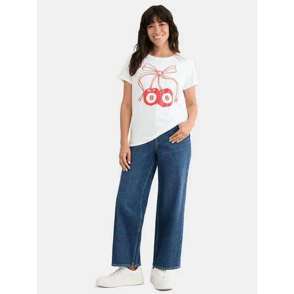 Bow 8 - Ball Cherry Graphic Chic Tee