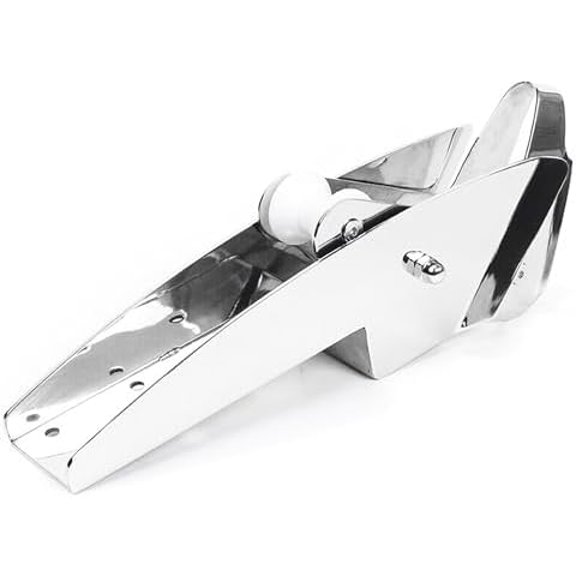 Bow Anchor Roller, 16.5 316 Stainless Steel Hinged Self-Launching Boat Bow Anchor Roller with Pivoting Dual-Roller for Marine Boat Yacht Kayak Anchoring System$$Watercraft