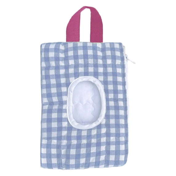 Bow Baby Wipes Dispenser - Portable Wet Tissue Storage Bag for Travel, Refillable Diaper Wipe Holder for Car and Stroller – Reusable Hanging Wet Wipe Pouch