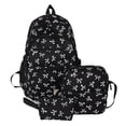 thumbnail image 1 of Bow Backpack, 3-Piece Nylon Preppy Backpack Set - Large, Medium & Small Bags - Bow Design, Multi-Compartment, Wear-Resistant, Ideal for College Students & Working Women, Travel & Commuting, 1 of 10