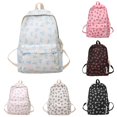 thumbnail image 1 of Bow Backpack Cute Girly Lightweight Daypack for College School Travel Daily Bookbag Campus Library Study Sessions Weekend Trips, 1 of 8