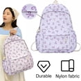 thumbnail image 1 of Bow Backpack - Cute Kawaii Backpack Set Aesthetic Daypack Bow Rucksack, 1 of 6