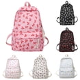 thumbnail image 1 of Bow Backpack Cute Girly Lightweight Daypack for College School Travel Daily Bookbag Campus Library Study Sessions Weekend Trips, 1 of 4