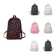 Bow Backpack Large Capacity Kawaii Aesthetic Japanese Backpack Cottagecore Laptop Bag For Student