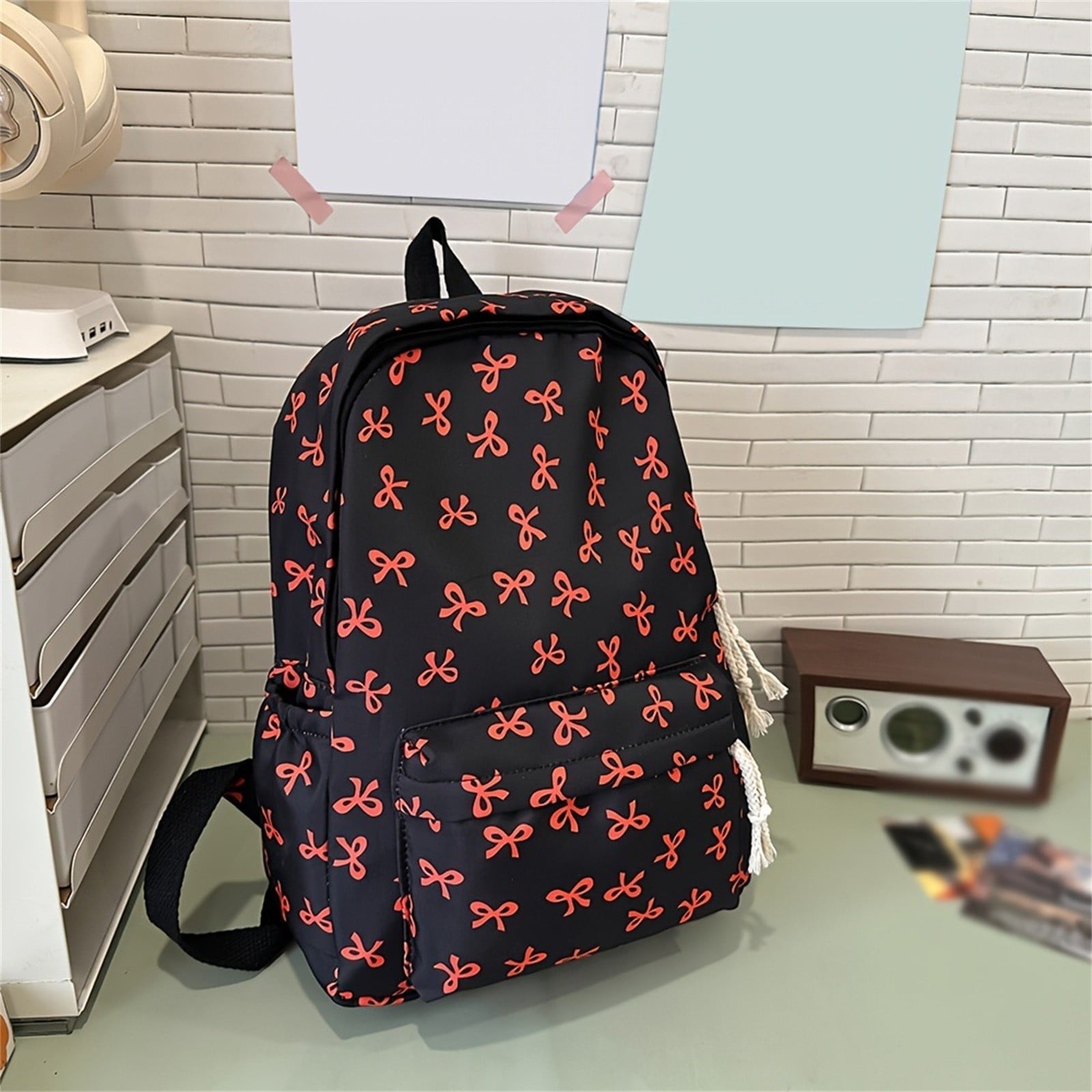 3pecs/set Elementary Bow School Bags Large Capacity Cute - View #4