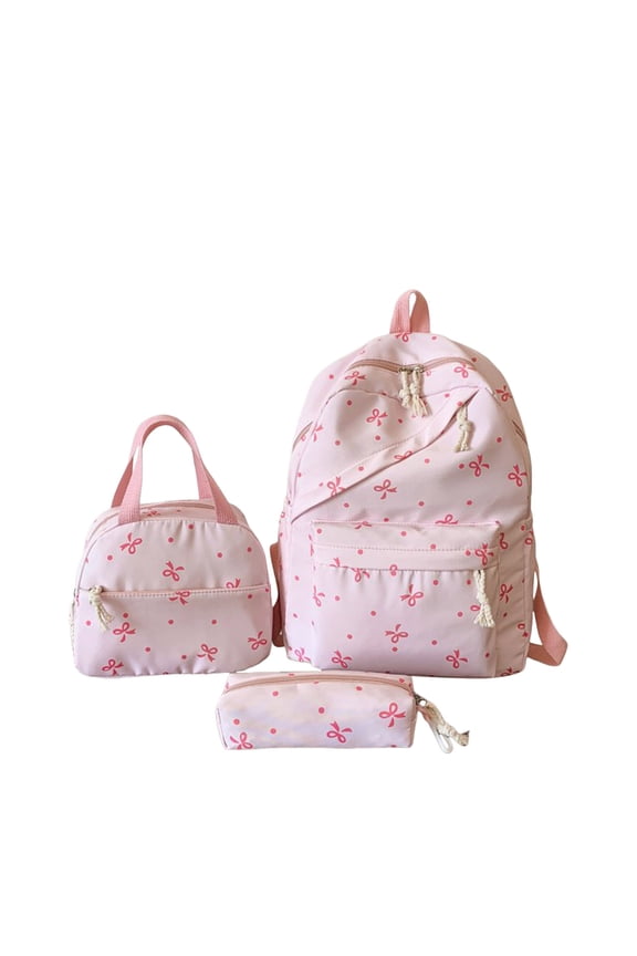 Bow Backpack for Women,Casual Bookbags Lightweight Laptop Bag for School,College,Travel,Fashion Daypack.