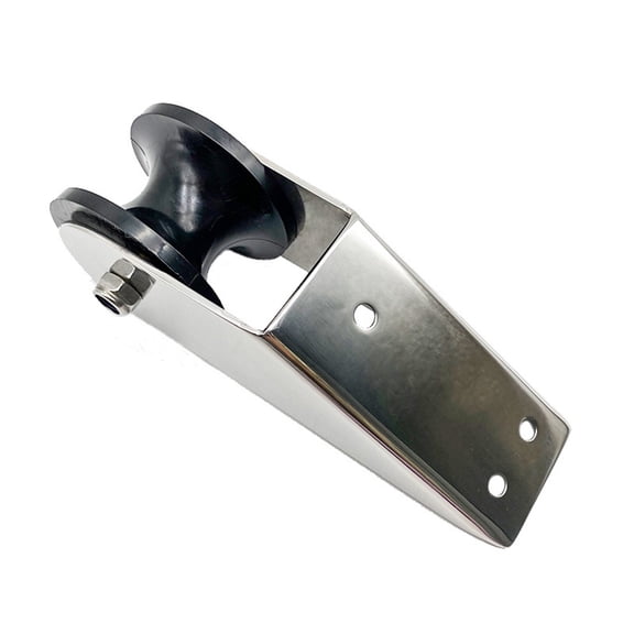 Bow Boat Anchor Roller 165mm Boat Stainless Steel Bow Anchor Roller Rubber Lift Roller for Yacht Fishing Boat