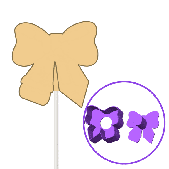 Pencil Bow Cake Pop Mold