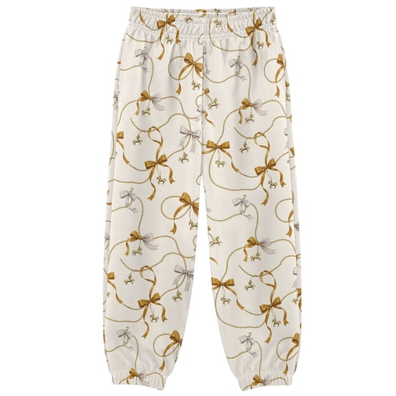 Bow Chain Boys Pants Kids Casual Sweatpants Joggers Toddler Sports Pants 3-10 Years