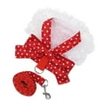 thumbnail image 1 of Bow Chest for Dog Cat Harness Leash Puppy Small Dogs Harnesses Vest for Chihuahua Yorkshire, 1 of 8