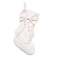 thumbnail image 1 of Bow Christmas Stockings, 17.72Inch Christmas Stocking Hanging Christmas Tree Decorations for Fireplace Holiday Festival Party Hanging Ornaments Gift Bags, 1 of 5