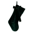 thumbnail image 1 of Bow Christmas Stockings, 18.9 inches Coquette Velvet Christmas Stocking Hanging Xmas Tree Decor for Fireplace Holiday Festival Party Ornament, 1 of 5