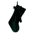 thumbnail image 1 of Bow Christmas Stockings, 18.9 inches Coquette Velvet Christmas Stocking Hanging Xmas Tree Decor for Fireplace Holiday Festival Party Ornament, 1 of 4