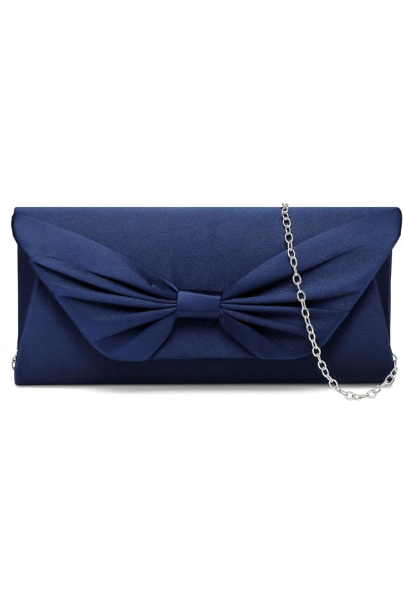 Bow Clutch Purse Elegant Bowknot Evening Bag Classy Wedding Party Shoulder Handbag