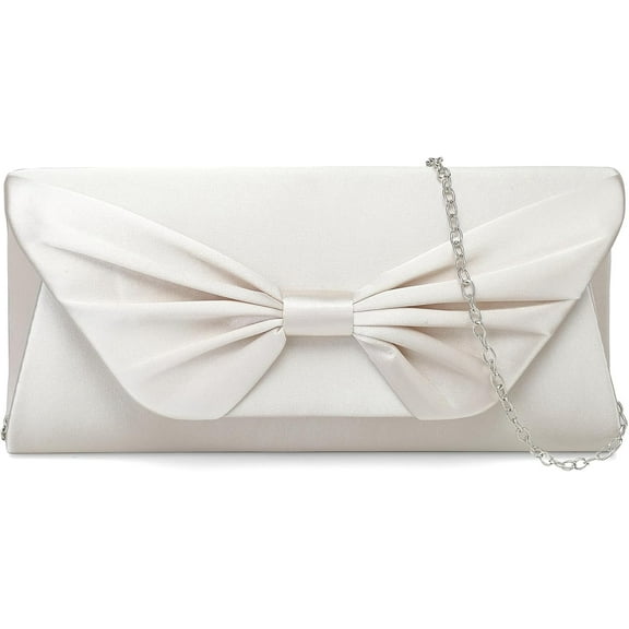 Bow Clutch Purse Elegant Bowknot Evening Bag Classy Wedding Party Shoulder Handbag