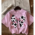 thumbnail image 1 of Bow Cow The Parent Child Interaction Is So Fun! Spring And Summer Girls T Shirt, Fun Pattern, Soft Fabric Loose To Fit Outdoors, 1 of 6