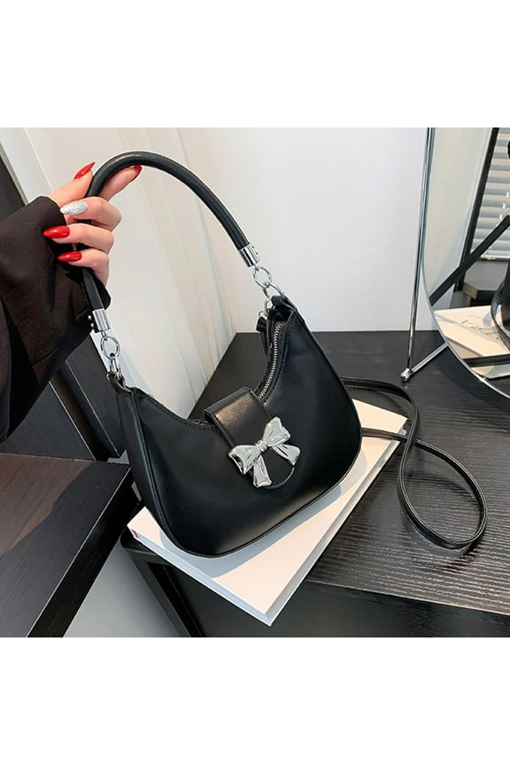 Bow Crossbody Bag Leather Shoulder Bag Korean Sling Bag Crossbody Bag Hot U1